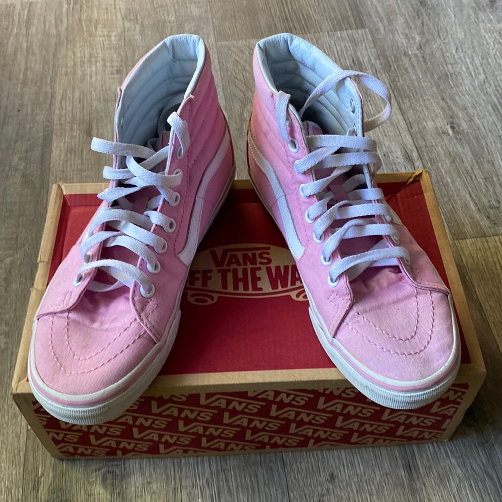 Vans woman’s Off The Wall High Top Skateboard Shoes Sneakers Sz 7